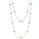 1 - Lien (13 Stn/2.6mm) Black Diamond on Cable Necklace 