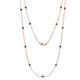 1 - Lien (13 Stn/2.6mm) Black Diamond on Cable Necklace 