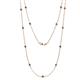 1 - Lien (13 Stn/2.6mm) London Blue Topaz on Cable Necklace 