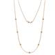 1 - Salina (7 Stn/2.6mm) Citrine on Cable Necklace 