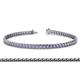 1 - Tiara 2.60 mm Tanzanite Eternity Tennis Bracelet 