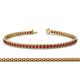 1 - Tiara 2.60 mm Ruby Eternity Tennis Bracelet 