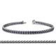 1 - Tiara 2.60 mm Iolite Eternity Tennis Bracelet 