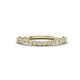1 - Charlotte 0.25 ctw Natural Diamond Round (1.40 mm) 20 Stone Wedding Band 