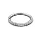 3 - Charlotte 0.25 ctw Lab Grown Diamond Round (1.40 mm) 20 Stone Wedding Band 