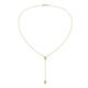 1 - Twila 0.36 ctw Peridot (3.50 mm) Women Lariat Necklace 