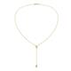1 - Twila 0.34 ctw Yellow Sapphire (3.50 mm) Women Lariat Necklace 