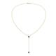 1 - Twila 0.30 ctw Iolite (3.50 mm) Women Lariat Necklace 