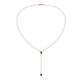 1 - Twila 0.32 ctw Smoky Quartz (3.50 mm) Women Lariat Necklace 