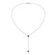 1 - Twila 0.34 ctw Black Diamond (3.50 mm) Women Lariat Necklace 