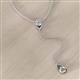 3 - Twila 0.30 ctw Diamond (3.50 mm) Women Lariat Necklace 