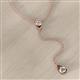 3 - Twila 0.30 ctw Diamond (3.50 mm) Women Lariat Necklace 