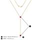 4 - Twila 0.34 ctw Ruby (3.50 mm) Women Lariat Necklace 