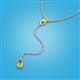 3 - Twila 0.30 ctw Citrine (3.50 mm) Women Lariat Necklace 