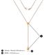 4 - Twila 0.30 ctw Citrine (3.50 mm) Women Lariat Necklace 