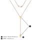 4 - Twila 0.34 ctw Yellow Sapphire (3.50 mm) Women Lariat Necklace 