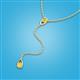3 - Twila 0.34 ctw Yellow Sapphire (3.50 mm) Women Lariat Necklace 