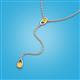 3 - Twila 0.34 ctw Yellow Sapphire (3.50 mm) Women Lariat Necklace 