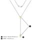 4 - Twila 0.34 ctw Yellow Sapphire (3.50 mm) Women Lariat Necklace 