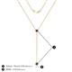 4 - Twila 0.34 ctw Black Diamond (3.50 mm) Women Lariat Necklace 