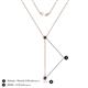4 - Twila 0.34 ctw Black Diamond (3.50 mm) Women Lariat Necklace 
