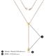 4 - Twila 0.32 ctw Yellow Diamond (3.50 mm) Women Lariat Necklace 