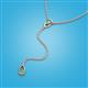 3 - Twila 0.44 ctw Lab Created Alexandrite (3.50 mm) Women Lariat Necklace 