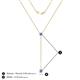 4 - Twila 0.32 ctw Tanzanite (3.50 mm) Women Lariat Necklace 