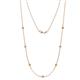 1 - Salina (7 Stn/2.6mm) Citrine and Diamond on Cable Necklace 