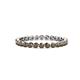 1 - Valerie 2.40 mm Smoky Quartz Eternity Band 