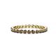 1 - Valerie 2.40 mm Smoky Quartz Eternity Band 