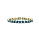 1 - Valerie 2.40 mm London Blue Topaz Eternity Band 