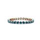 1 - Valerie 2.40 mm London Blue Topaz Eternity Band 