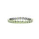 1 - Valerie 2.40 mm Peridot Eternity Band 