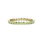 1 - Valerie 2.40 mm Peridot Eternity Band 