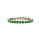 1 - Valerie 2.40 mm Emerald Eternity Band 