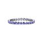 1 - Valerie 2.40 mm Tanzanite Eternity Band 