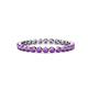 1 - Valerie 2.40 mm Amethyst Eternity Band 