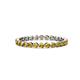 1 - Valerie 2.40 mm Citrine Eternity Band 