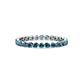1 - Valerie 2.40 mm London Blue Topaz Eternity Band 