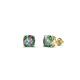 1 - Alida 0.88 ctw (4.00 mm) Cushion Shape Lab Created Alexandrite Solitaire Women Stud Earrings 