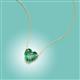 3 - Zaria 0.75 ct Lab Created Alexandrite Heart Shape (6.00 mm) Solitaire Pendant Necklace 