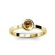 3 - Natare 0.40 ct Citrine Round (5.00 mm) Solitaire Engagement Ring  