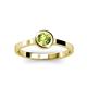 3 - Natare 0.50 ct Peridot Round (5.00 mm) Solitaire Engagement Ring  
