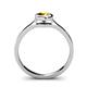 5 - Natare 0.40 ct Citrine Round (5.00 mm) Solitaire Engagement Ring  