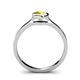 5 - Natare 0.53 ct Yellow Sapphire Round (5.00 mm) Solitaire Engagement Ring  