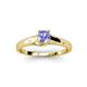 3 - Nixie 0.47 ct Tanzanite Round (5.00 mm) Solitaire Engagement Ring  