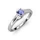 4 - Nixie 0.47 ct Tanzanite Round (5.00 mm) Solitaire Engagement Ring  
