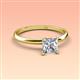 3 - Elodie 1.25 ct IGI Certified Lab Grown Diamond Princess Cut (6.00 mm) Solitaire Engagement Ring 