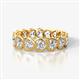 1 - Trisha 3.75 ctw Heart Shape Lab Grown Diamond (4.00 mm) Eternity Band 